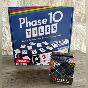 Shashibo Magnetic Puzzle Cube Phase 10 Tiles Game